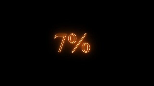15 second countdown timer animation with neon number text glowing from 15 to 0 with animation. timer 15 sec animation Graphics transparent black background 4k video.
