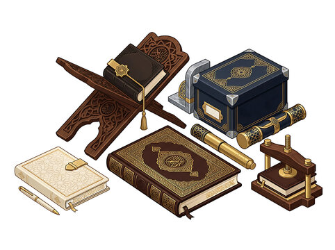Traditional bookbinding tools and materials