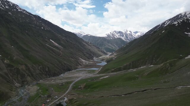Aerial View of Northern Pakistan