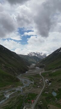 Aerial View of Northern Pakistan