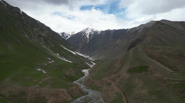 Aerial View of Northern Pakistan