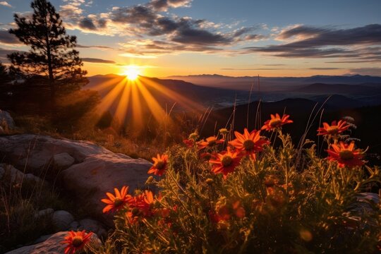 Nature flower sun wilderness.