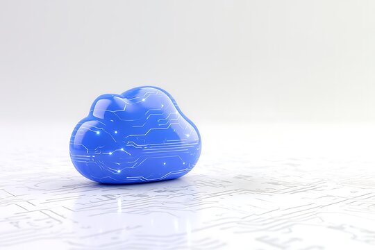 abstract cloud technology system sci fi design concept background.