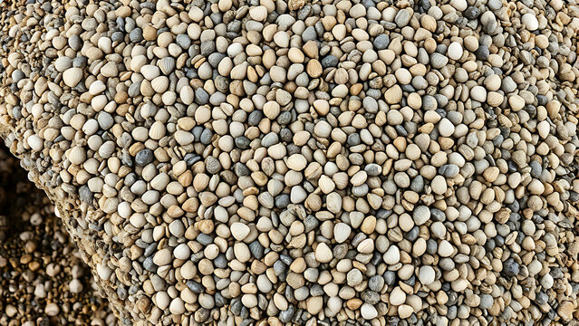 A tidal zone rock densely covered by barnacles, a close-up of the textured shells.