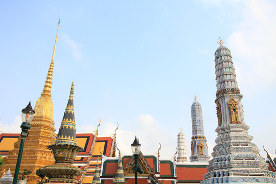 Beautiful Architecture inside the Grand Palace, Bangkok, Thailand