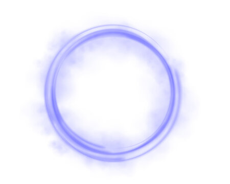 Purple ring, realistic energy flare halo ring. Abstract light effect