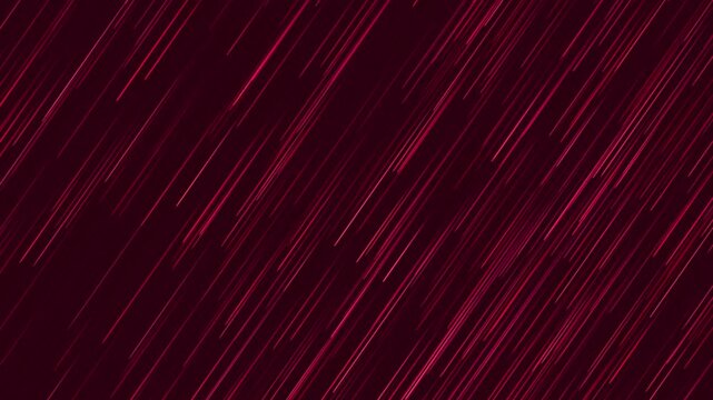 Abstract Red Diagonal Speed Lines Raining Down On Dark Background, Continuous Falling Laser Beams Or Glowing Data Streams, Futuristic Cyberpunk Technology Seamless Motion Graphic Loop
Actions: