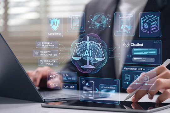 AI oversight system with virtual law, ethical control and data conformity, management, regulation, accountability, and protected decision making for fair and transparent tech operations