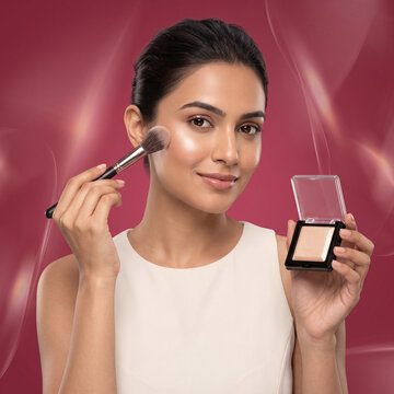 young female model for makeup