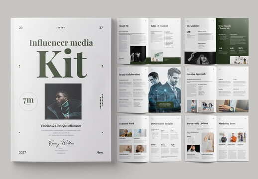 Media Kit Brochure Template