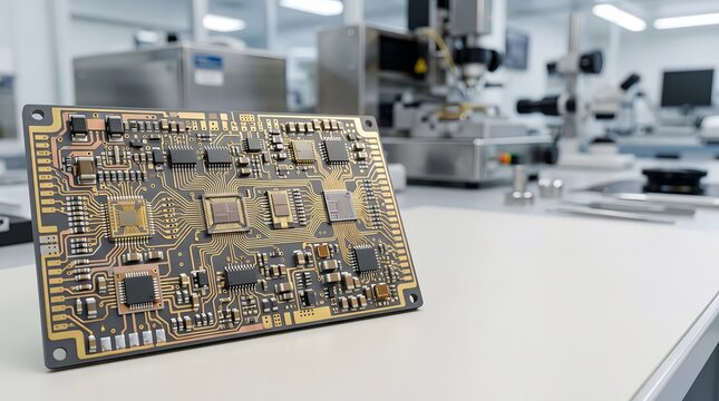 advanced ceramic hybrid electronic substrate populated with miniature integrated components for high reliability electronics, thermal management, power systems, and precision hardware