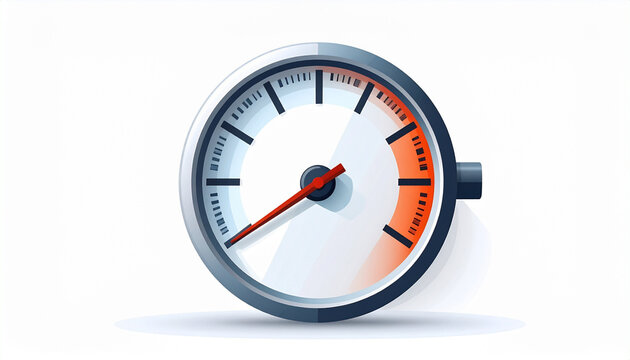 Precision Gauge with Blue Red Scale