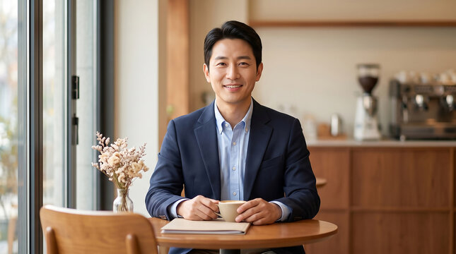 미소 짓는 신뢰감 있는 비즈니스맨 / Smiling Trustworthy Businessman