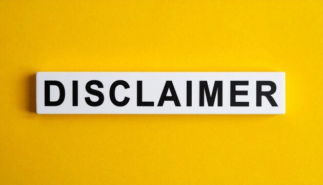 Disclaimer &ndash; Symbol of Caution and Clarity