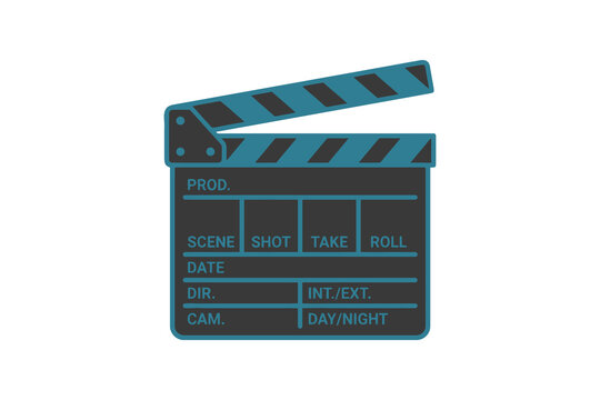 Film Clapperboard Vector Illustration