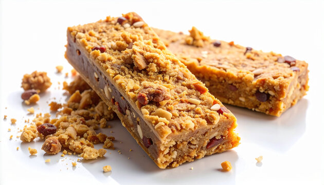 Oat Crumble Bars with Nut Topping