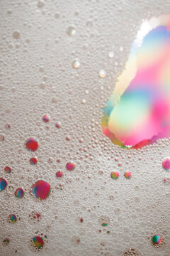 rainbow in water