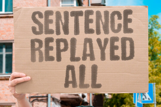 "Sentence replayed all" A normal ending now feels loaded with subtext. OVERANALYZE. CONVERSATION. REPLAY. SUBTEXT. WONDER.