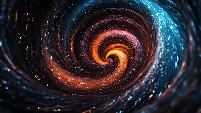 Abstract swirl galaxy nebula cosmic energy vortex background