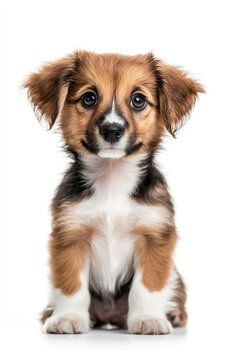 Portrait of a small puppy