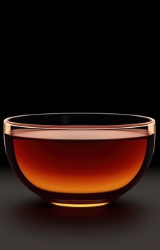 Glass Bowl of Cooking Oil