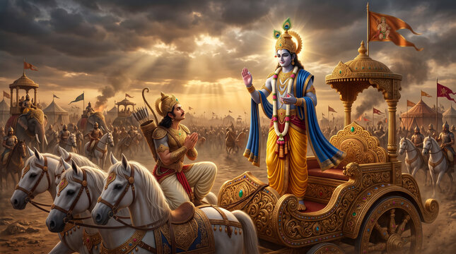 Geeta Updesh | bhagvat geeta | Krishna arjun | Krushna Arjun | mahabharat | mahabharat scene | gitaupdesh 
