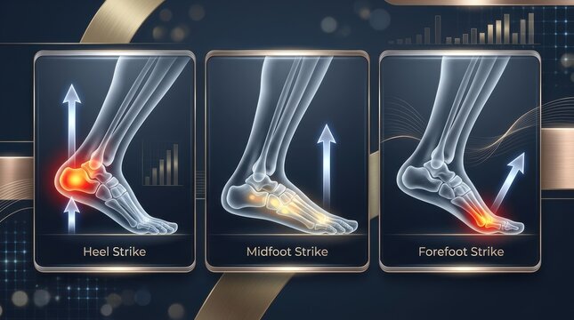 Understanding different foot strike patterns during running and walking