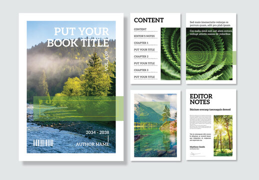 Creative Book Layout Template