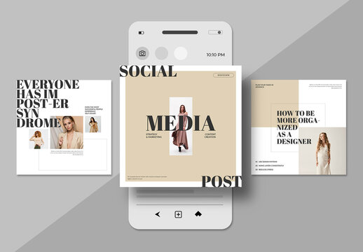 Designer Social Media Kit Template