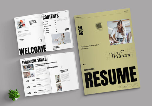 Resume Brochure Template