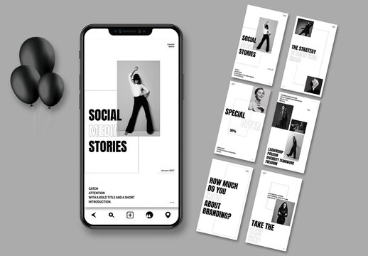 Social Media Stories Template