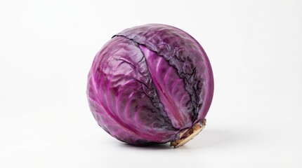 Fototapeta premium red cabbage isolated on white background