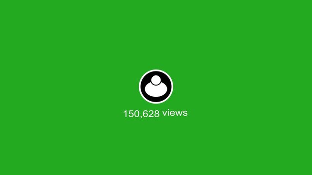 Green Screens with 300k Penguin Icons and Numeric Data during Dynamic Motion