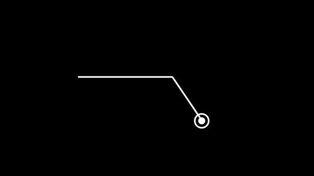 HUD call out elements pack animation on black background. Call Out on black background a callout for text Hitch style tech HUD element with successful text