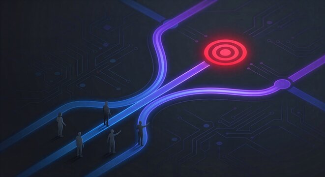 Misaligned objective pulling systems away from people