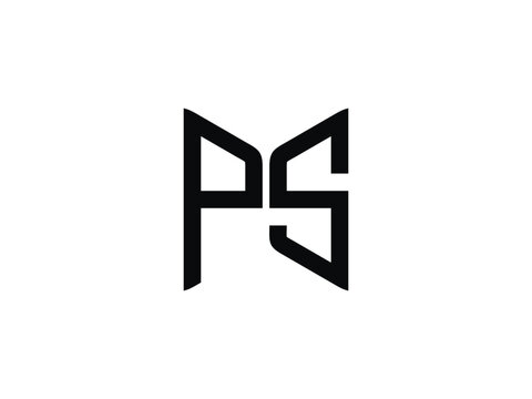 ps geometric modern corporate monogram