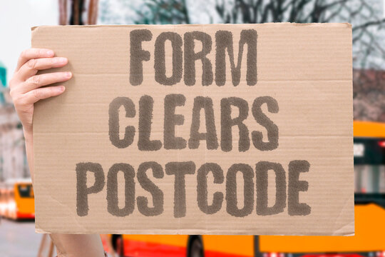 "Form clears postcode" One address error wipes out all the information. ONLINE. FORM. ERROR. FRUSTRATION. RESET.
