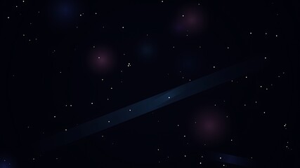 Milky way galaxy with dark mountains at night © RAHELA BEGUM