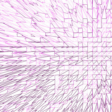 Abstract geometric pattern in pink and white forming a dynamic background