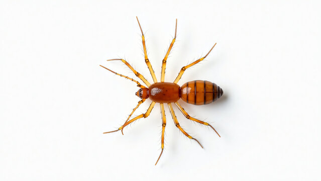 Parasite Isolated on White Background for Scientific Use