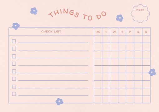 To do list template design
