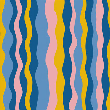 Abstract uneven alternating seamless pattern background set