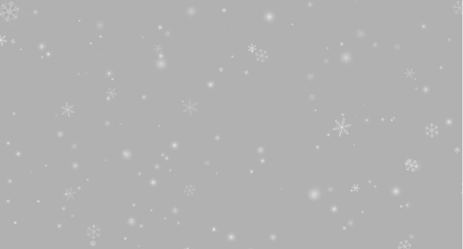 Gentle snow falling through the air. PNG overlay with delicate snowflakes on transparency. Adds a magical winter mood to any creative project.