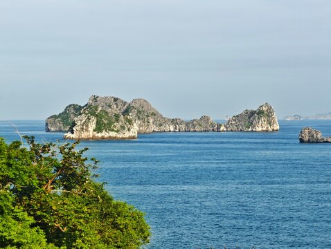 Cat Ba Archipelago, Hai Phong City, Vietnam. A renowned island group in Northern Vietnam, ideal for relaxation and seaside tourism.