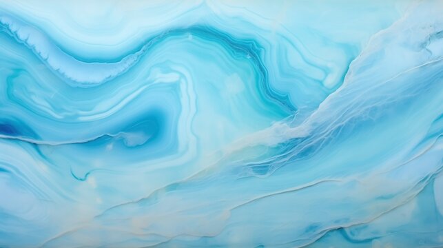 Luxury blue marble texture background. Abstract onyx stone fluid pattern with elegant white veins for modern surface design and soft wallpaper.