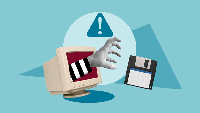 Cybersecurity Threats and Data Protection in Legacy Technology, Digital Risk, Malware, Privacy Breach, Information Security, Obsolete Systems and Cyber Attack Prevention