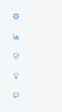 Motion graphics set of simple generic flat line icons popping in sequentially evoking modern elegance generative AI