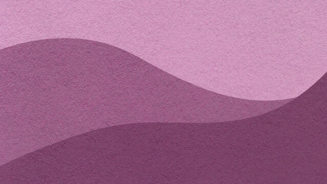 Abstract gradient lilac, mauve, dark purple texture paper background, wavy layers. Wave pattern with copy space for banner.