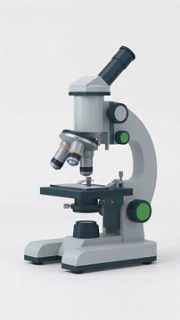 A 3D Rendered Educational Microscope Focused on Scientific Analysis in a Laboratory Environment