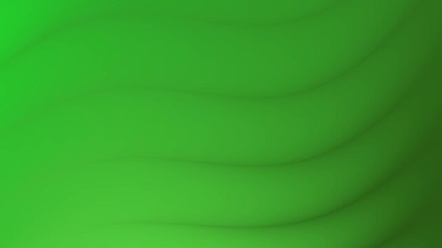 Abstract Soft Flowing Green Wave Background